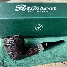 Peterson Sherlock Holmes Rusticated Baker Street P-Lip Tobacco Pipe - New picture