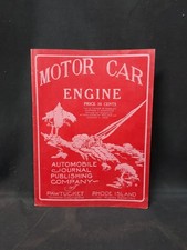 Rare - 1908 Motor Car Engine - Automobile Journal Publishing - Repair, Diagrams picture