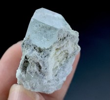 80 Cts Natural Aquamarine Crystal from Pakistan Rare Quality 25x27x16 mm. picture