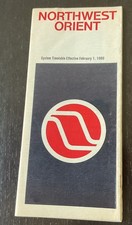 Northwest Orient System Timetable February 1 1980 picture