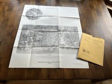 Vtg 1979 USGS Callisto Jupiter Moon Preliminary Pictorial Map Voyager 1 2 NASA picture