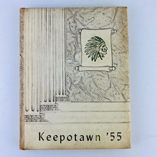 Lemont Township High School IL Keepotawn 1955 Yearbook picture