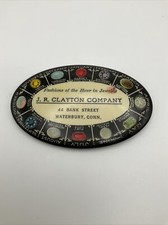Very Rare Antique 1900’s J.R. CLAYTON COMPANY Advertising Pocket Mirror picture