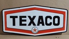 Texaco Porcelain Enamel Sign  36 x 18  Inches 2 Sided picture