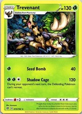 Trevenant 015/192 Regular Rebel Clash Pokemon Nintendo  Rare Pack Fresh picture