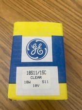 GE USA Railroad Signal Lamp Bulb, 10 Volt 18W, New NOS  T10V-18W (x6 Bulbs) picture
