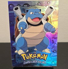 1999 Topps Pokémon Stage 3 Rainbow 🌈 Hologram Blastoise #09 E9 of 12 English picture