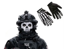 Ghost Tactical 2-in-1 Set: Tactical Gloves + Call of Duty Balaclava picture