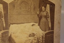 Antique Stereograph Stereoview Card Childhood S. B. Smith Hot Weather 1800's picture