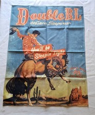 RRL Ralph Lauren Double RL Western Country USA Cowboy Canvas Banner 100x75cm picture