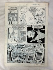 Champions Marvel Comics Original Comic Book Storyboard Art Signed Keith Tucker picture