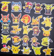 Pikachu Pokemon Stickers 50 Pack Random Assortment - US Seller picture