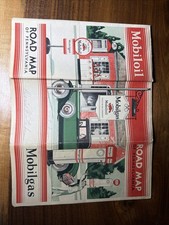 1930-40’s Mobil Gas Socony Vacuum Oil Co Road Map Of Pennsylvania picture