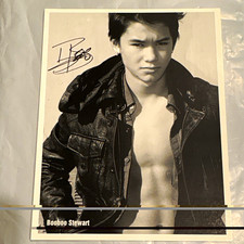 Booboo Stewart Signed Autographed Black & White Vintage 8x10 Promo Photo picture