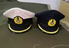 Visor Cap - German style U-BOAT Captain Visor Hat Cap SET OF 2 picture