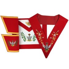 18TH DEGREE SCOTTISH RITE REGALIA SET – HAND EMBROIDERY picture