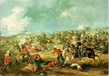 1848 2nd Sikh War Ramnuggur Charge 14th Light Dragoons Postcard H Martens picture