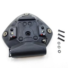 Black 3-Hole Combat Helmet Night Vision NVG NOD Mount Shroud ACH MICH ECH w/ LED picture