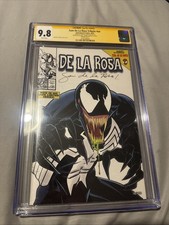 Sam De La Rosa Tribute CGC SS 9.8 Signed Sam De La Rosa Venom #18/100 picture