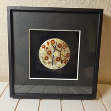 Vintage Ando Cloisonne Japan Ume Plum Blossom Framed Enamel Plaque Shippo picture