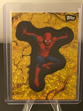 2025 Topps Comic Book Heroes Mini Diamonds Gold 1975 Spider-Man #115/199 picture