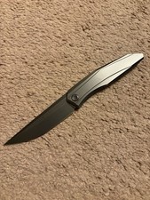 WE Knife Cybernetic 183/205 Limited Edition CPM 20CV Titanium Polished Gray picture