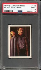 1980 Star Wars Fher #163 El Juego De Lando PSA 9 picture