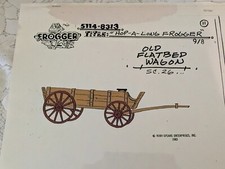 Vintage Animation Production Cel Frogger Frogger Old Flatbed Wagon 1983 Rare picture