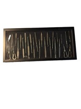 27-Piece Premium Antique Advertising Shoe Button Hook Collection — Shadowbox picture