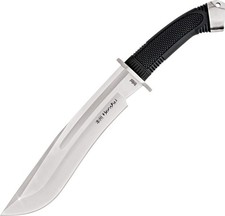 United Cutlery Honshu Boshin Black Handle Stainless Fixed Blade Knife Bowie 2935 picture