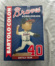 Atlanta Braves Bartolo Colon #40 MLB Baseball Bobblehead 7in Coca-Cola Box picture
