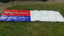 bud-bud light split and bud light beer banner 2 pack ..free shipping picture