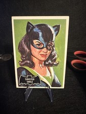 Topps 1966 Batman #27 Sinister Smile Catwoman Trading Card Nice Card picture