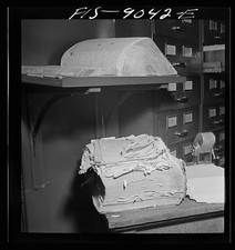 Photo:New York NY 1942 New York Times Morgue old and new dictionaries picture
