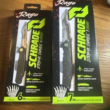 Schrade x Rage Styrche Enrage 6 7 Knife lot picture