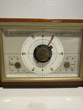 Vintage Mid Century Airguide Barometer, Thermometer, Weather Station picture