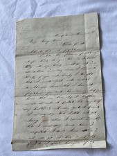 CIVIL WAR PENNSYLVANIA LETTER FROM COOPERTOWN PA VENAGO CTY SABBATH & HYMNS picture