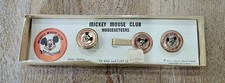 🔥VINTAGE 1950s Mickey Mouse Club Mouseketeers Cufflinks Tie Bar Scarce New Set  picture