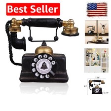 Vintage Telephone Decor Retro Old Fashioned Phone Statue picture