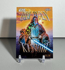 2026 Topps Chrome Star Wars Galactic Maximalists Obi-Wan Kenobi GMAX-OBI /50 picture