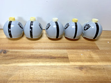 Vintage 2004 Oakland Raiders NFL 5 Helmet String Light Bulbs New And Working picture