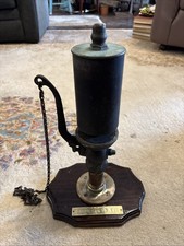 Antique Lonergan Brass Steam Whistle From Detroit Zoo Original Locomotive 1931 picture