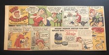 1950’s Red Skelton Yellow Cab Man Sheaffer’s Skrip RARE Newspaper Comic Ad  picture