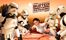 Star Wars Busted In Tatooine Poster 11X17 Padme Amidala Stormtrooper Portman 🍿 picture