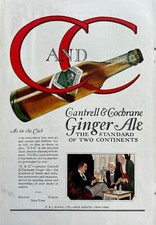 C & C, Cantrell & Cochrane Ginger Ale Ad 1923, E & J Burke Ltd picture