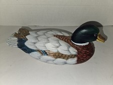 Vintage 10 in wooden mallard duck decoy picture
