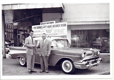 1957 Chevrolet Car Dealer Giveaway of a New 1957 Chevrolet Photo picture