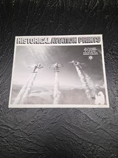 Vintage 70s B&W Historical Aviation Prints (6) Size 8