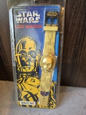 Star Wars C-3PO LCD Watch by WatchIt - New Sealed Vintage 1997 Collectible picture