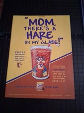 Nesquik Chocolate Milk Promo Vintage Print Ad 1997 8x11 picture